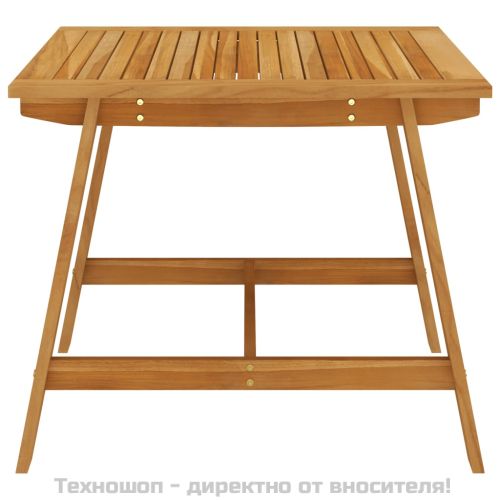 Градински трапезен комплект, 3 части, черен