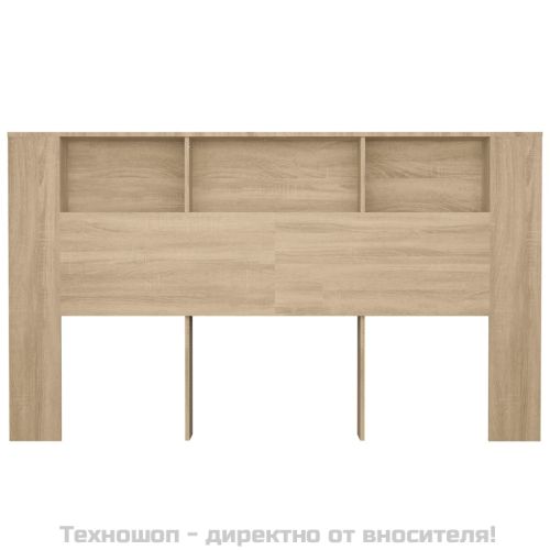 Табла за легло тип шкаф, дъб сонома, 180x18,5x104,5 см