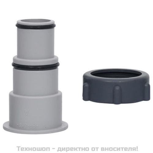 Адаптери за маркуч за басейн, 2 бр, пластмаса
