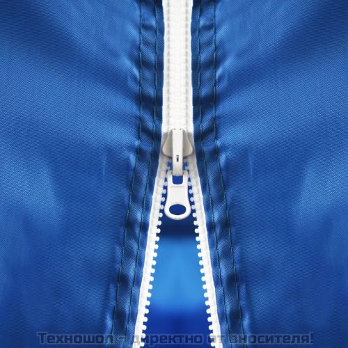 Сгъваема шатра с 5 странични стени, 3x9 м, синя