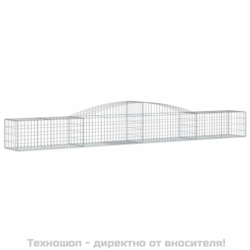 Габионни кошници арка 9 бр 400x50x40/60 см поцинковано желязо