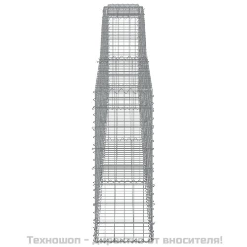 Габионни кошници арка 10 бр 400x30x80/100 см поцинковано желязо