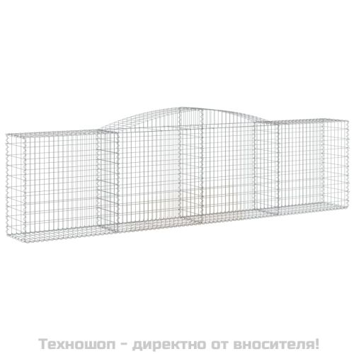 Габионни кошници арка 3 бр 400x50x100/120 см поцинковано желязо