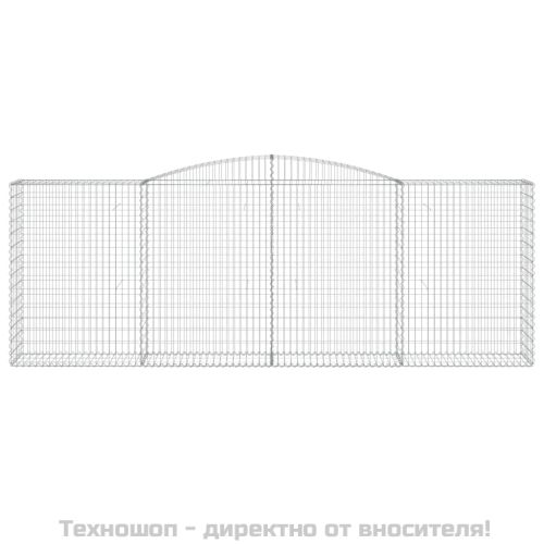 Габионни кошници арка 7 бр 400x50x140/160 см поцинковано желязо