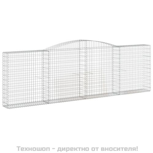 Габионни кошници арка 6 бр 400x30x120/140см поцинковано желязо