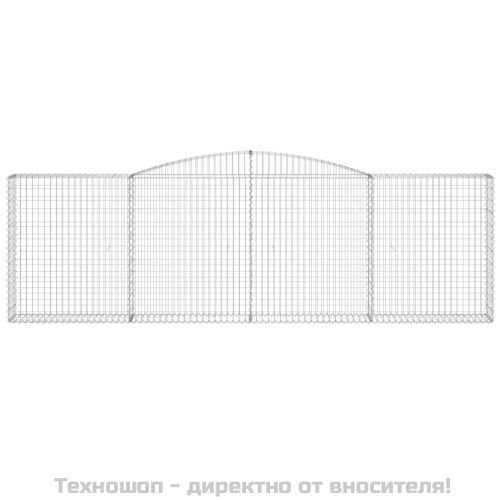 Габионни кошници арка 6 бр 400x30x120/140см поцинковано желязо