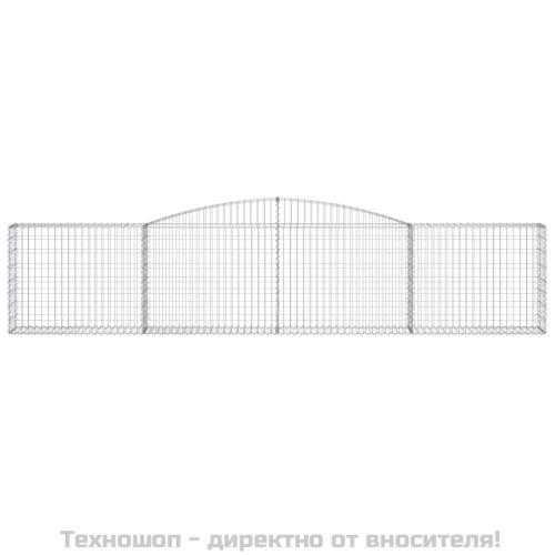Габионни кошници арка 9 бр 400x30x80/100 см поцинковано желязо