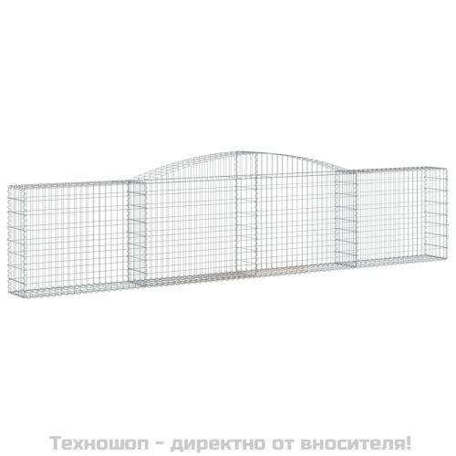 Габионни кошници арка 25 бр 400x30x80/100 см поцинковано желязо