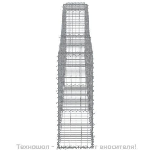 Габионни кошници арка 25 бр 400x30x80/100 см поцинковано желязо
