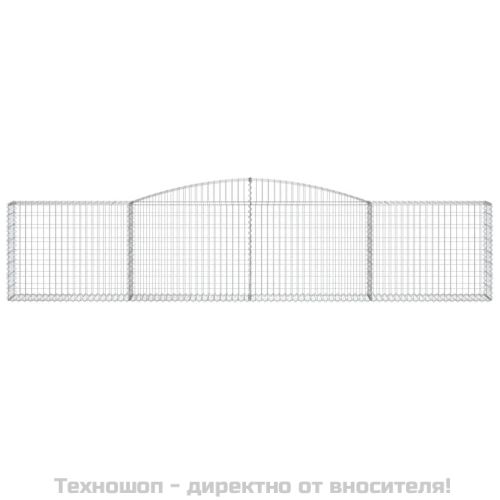 Габионни кошници арка 15 бр 400x30x80/100 см поцинковано желязо
