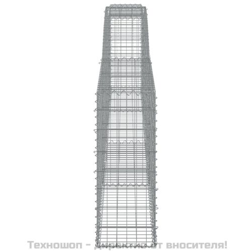 Габионни кошници арка 15 бр 400x30x80/100 см поцинковано желязо