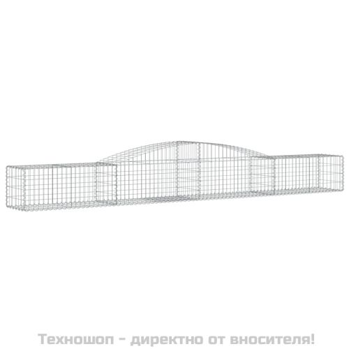 Габионни кошници арка 10 бр 400x50x40/60 см поцинковано желязо