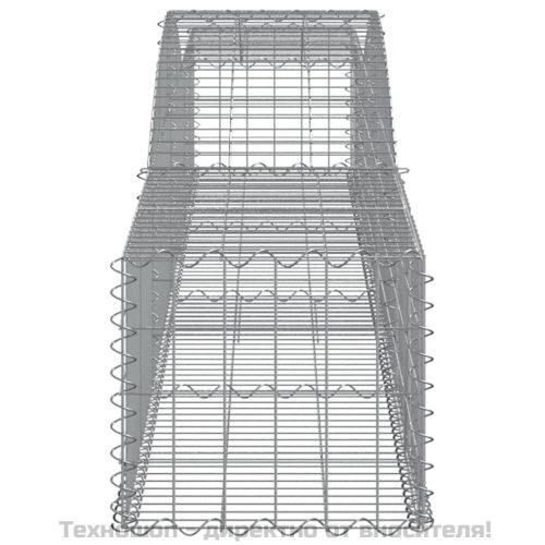 Габионни кошници арка 10 бр 400x50x40/60 см поцинковано желязо