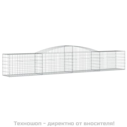 Габионни кошници арка 15 бр 400x50x60/80 см поцинковано желязо