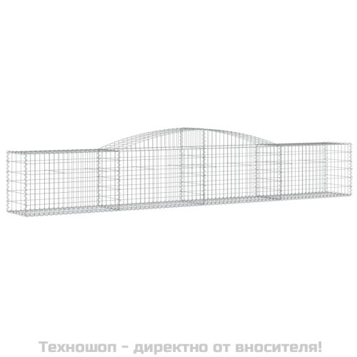 Габионни кошници арка 3 бр 400x50x60/80 см поцинковано желязо