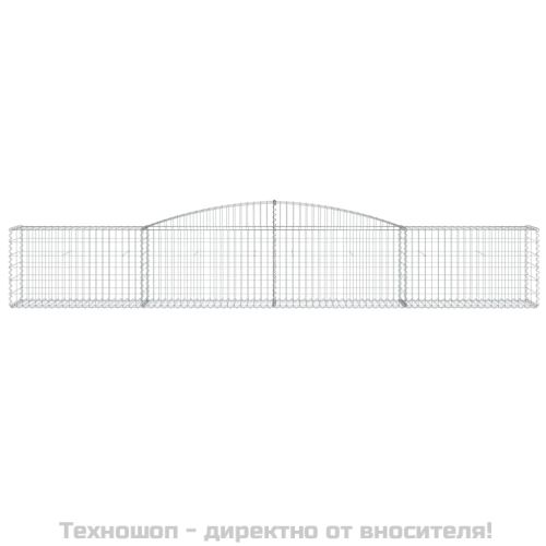 Габионни кошници арка 3 бр 400x50x60/80 см поцинковано желязо
