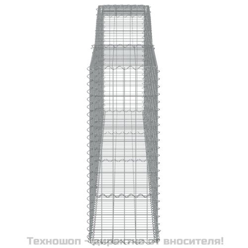 Габионни кошници арка 4 бр 400x50x120/140см поцинковано желязо
