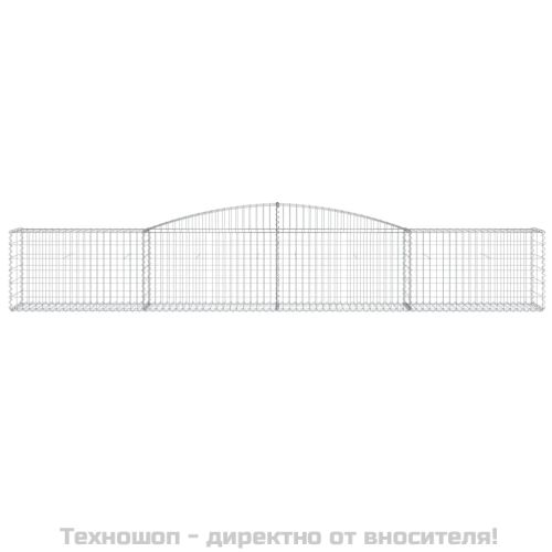 Габионни кошници арка 25 бр 400x50x60/80 см поцинковано желязо