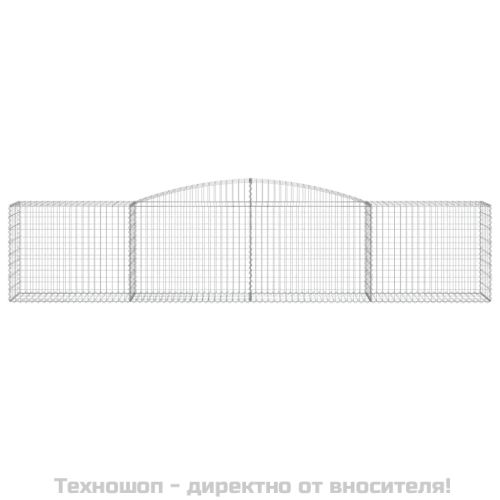 Габионни кошници арка 10 бр 400x50x80/100 см поцинковано желязо