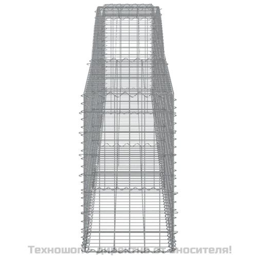 Габионни кошници арка 10 бр 400x50x80/100 см поцинковано желязо