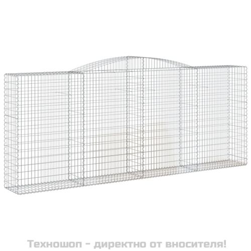 Габионни кошници арка 6 бр 400x50x160/180 см поцинковано желязо