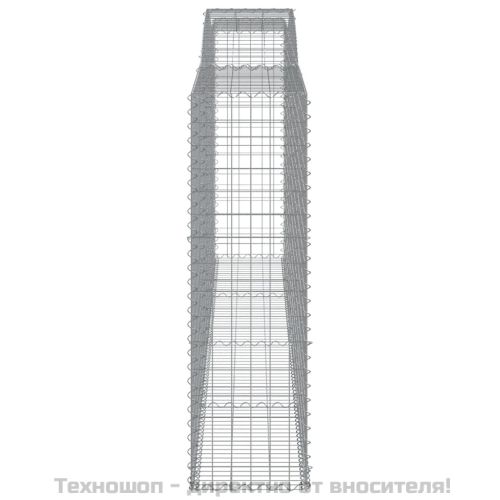 Габионни кошници арка 6 бр 400x50x160/180 см поцинковано желязо