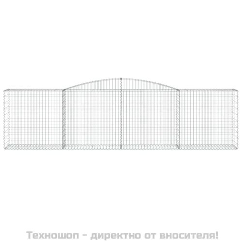 Габионни кошници арка 5 бр 400x50x100/120 см поцинковано желязо