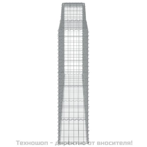 Габионни кошници арка 2 бр 400x50x180/200 см поцинковано желязо