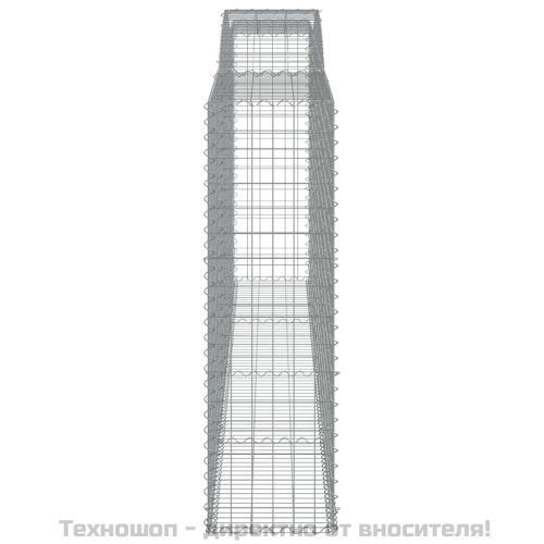 Габионни кошници арка 9 бр 400x50x160/180 см поцинковано желязо