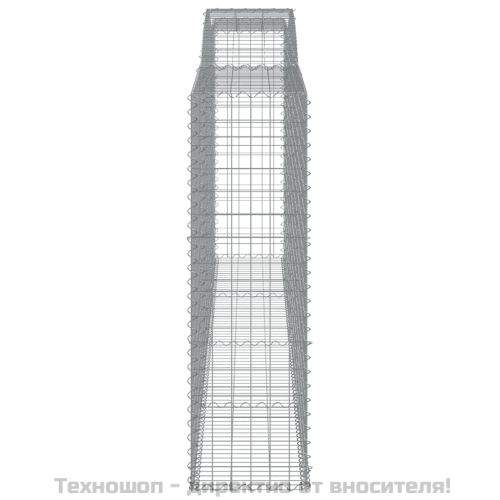 Габионни кошници арка 8 бр 400x50x160/180 см поцинковано желязо