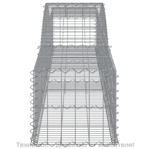 Габионни кошници арка 3 бр 400x50x40/60 см поцинковано желязо