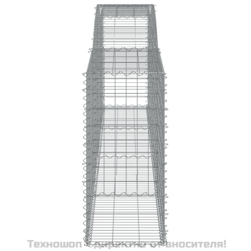 Габионни кошници арка 10 бр 400x50x100/120см поцинковано желязо