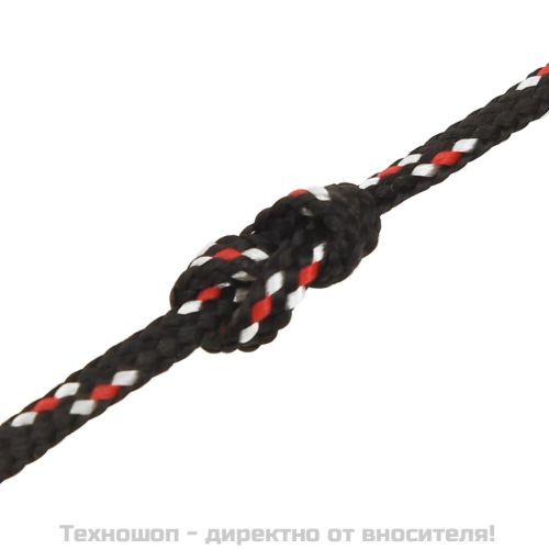 Въже за лодка черно 2 мм 100 м полипропилен