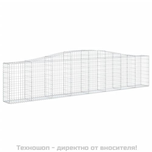 Габионни кошници арка 8 бр 400x30x80/100 см поцинковано желязо