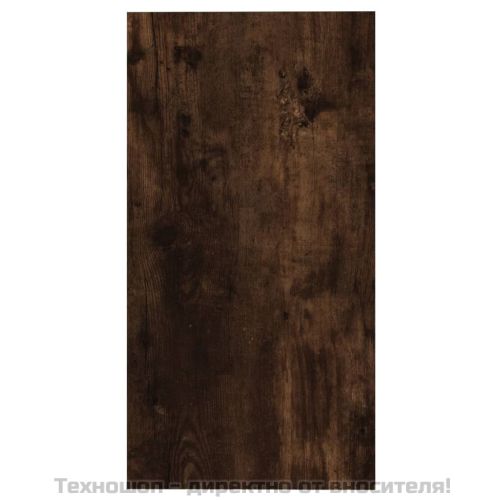 Странична маса, опушен дъб, 50x26x50 см, инженерно дърво