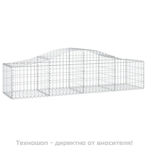 Габионни кошници арка 25 бр 200x50x40/60 см поцинковано желязо