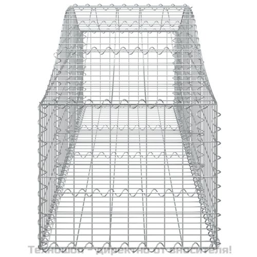 Габионни кошници арка 25 бр 200x50x40/60 см поцинковано желязо