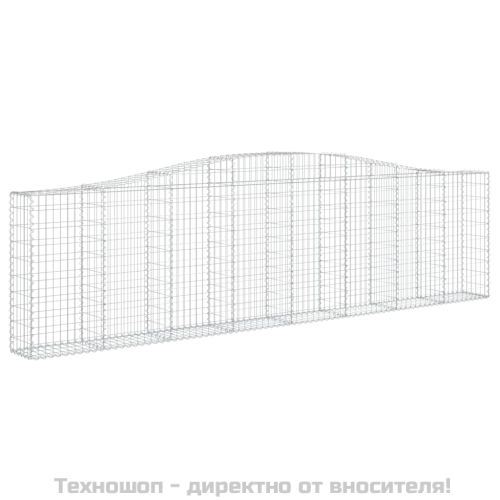 Габионни кошници арка 5 бр 400x30x100/120 см поцинковано желязо