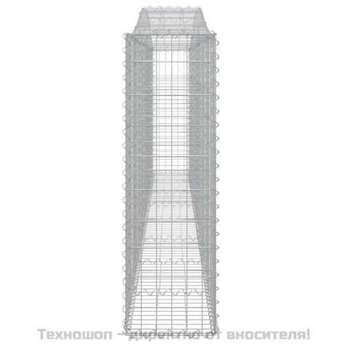 Габионни кошници арка 5 бр 400x30x100/120 см поцинковано желязо