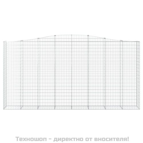 Габионни кошници арка 4 бр 400x50x200/220 см поцинковано желязо