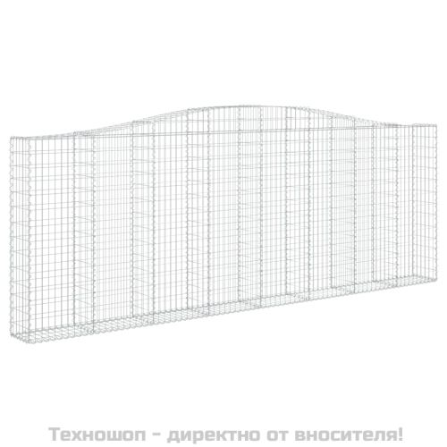 Габионни кошници арка 8 бр 400x30x140/160 см поцинковано желязо
