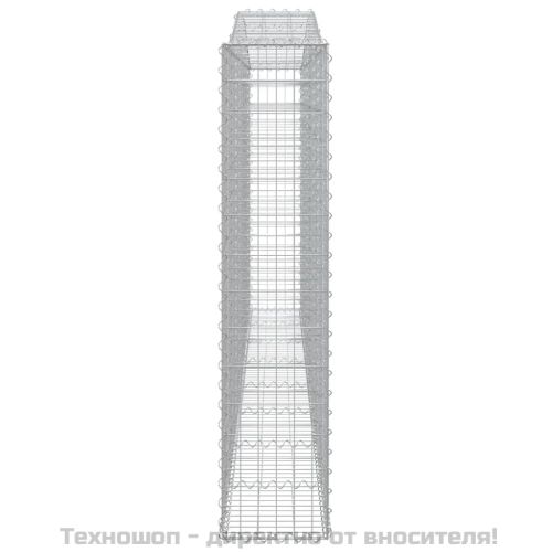 Габионни кошници арка 8 бр 400x30x140/160 см поцинковано желязо