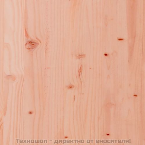 Плантер, 80x80x27 см, масивна дугласка дървесина