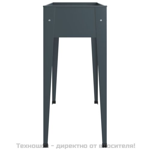 Градински кашпи, 2 бр, поцинкована стомана