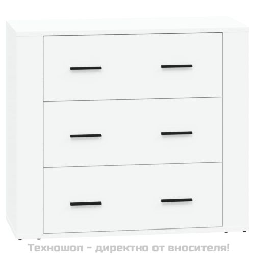 Сайдборди, 2 бр, бели, инженерно дърво