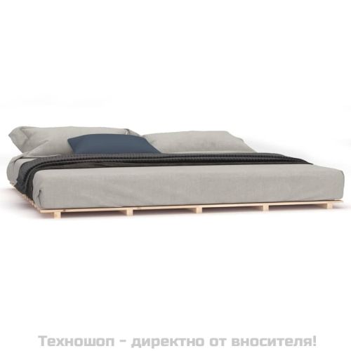 Рамка за легло, 200х200 см, бор масив