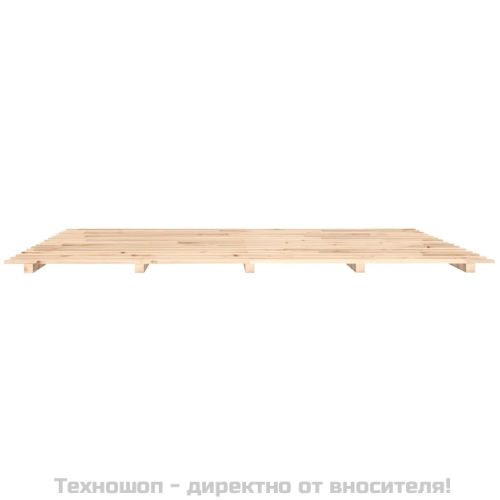 Рамка за легло, 200х200 см, бор масив