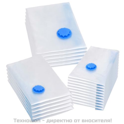 Вакуумни пътни чанти за съхранение на дрехи, 3 размера, 20 бр