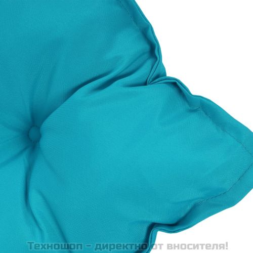 Възглавница за градинска пейка тюркоаз 150x50x7 см оксфорд плат