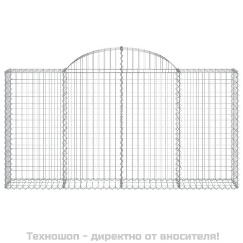Габионни кошници арка 11 бр 200x30x100/120см поцинковано желязо